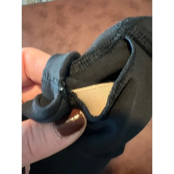 Athleta Black Sports Bra Racerback Full Support XL‎ TG Workout Yoga Activewear - Picture 4 of 4